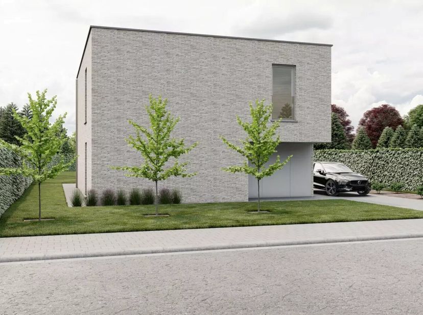 Energiezuinige nieuwbouwwoning met 3 slpks op een perceel van 14a 53ca, rustig gelegen in een residentiële woonwijk, met een vlotte verbinding naar om