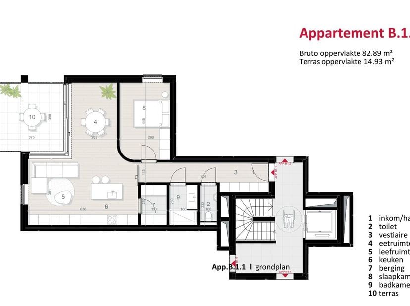 Appartement te koop in Bert Leysenlaan 21,
                    2490 Balen