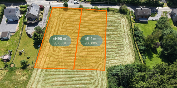 Terrain à vendre à Rue du Châtaignier, 6960 Harre