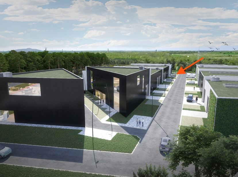 Binnen een verzorgde en dynamische KMO-site bieden wij deze splinternieuwe bedrijfsunit van 144 m² te aan. Dankzij de moderne uitstraling, praktische