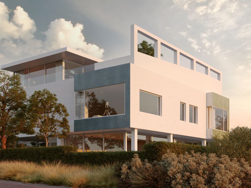 Op het hoogste punt van Sint-André, met een schitterende zicht op zee en duinen, vinden we deze exclusieve woningen Villa H en Villa O - samen H²O - t