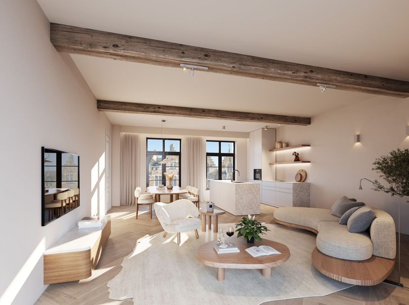Ontdek dit aantrekkelijke gelijkvloers appartement binnen dit nieuwbouwproject in het hart van Brugge — ideaal voor wie comfortabel wil wonen met een