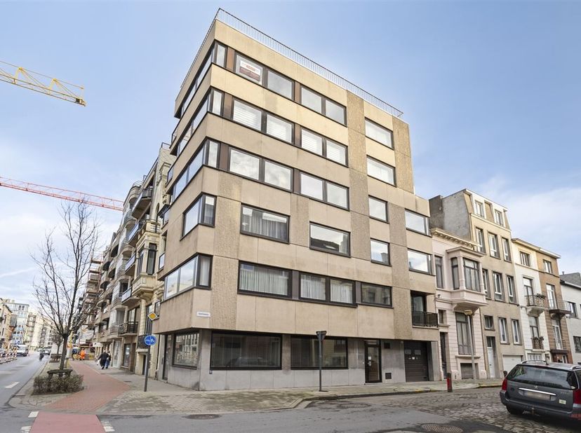 Découvrez cette opportunité polyvalente :<br />
un appartement spacieux avec espace commercial, situé dans un endroit stratégique le long de la Nieuwp