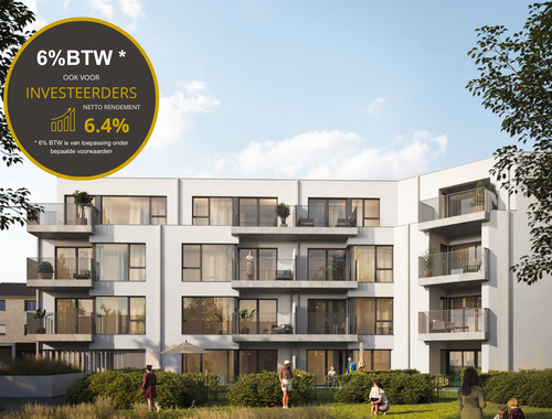                                         Gelijkvloers app. te koop in Nossegem, € 399.000

