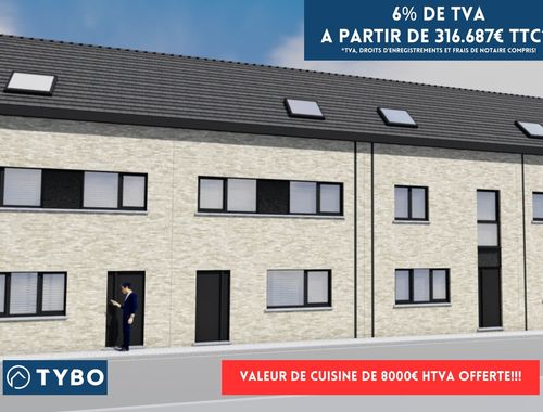                                        Rijwoning te koop in Herseaux, € 310.650
