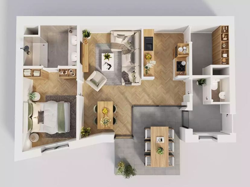 6 % de TVA possible (sous conditions) !<br />
W Residence est un projet de nouvelle construction BEN moderne et innovant, composé de quatre maisons et