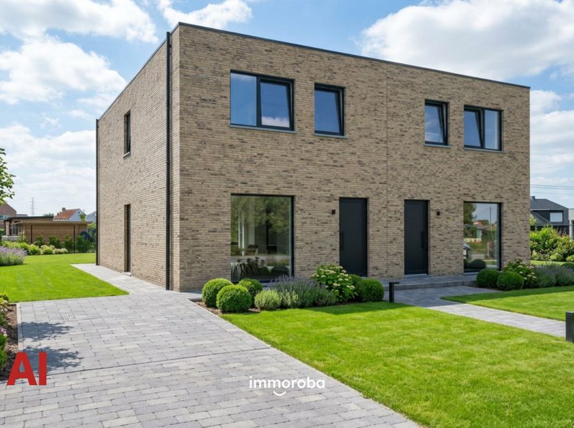 Een praktische, energiezuinige woning vlakbij de dorpskern van Machelen.<br />
<br />
Een lichtrijke woning met inkom, gastentoilet, ruime living met