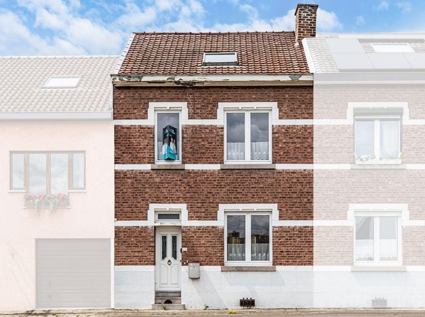 À proximité immédiate du centre de Waremme, dans une rue calme et peu passante, cette maison 2 façades à rénover offre un beau potentiel d’aménagement