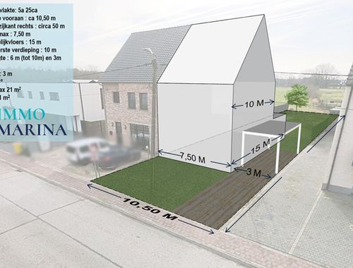                                         Terrain à bâtir à vendre à Begijnendijk, € 149.000
