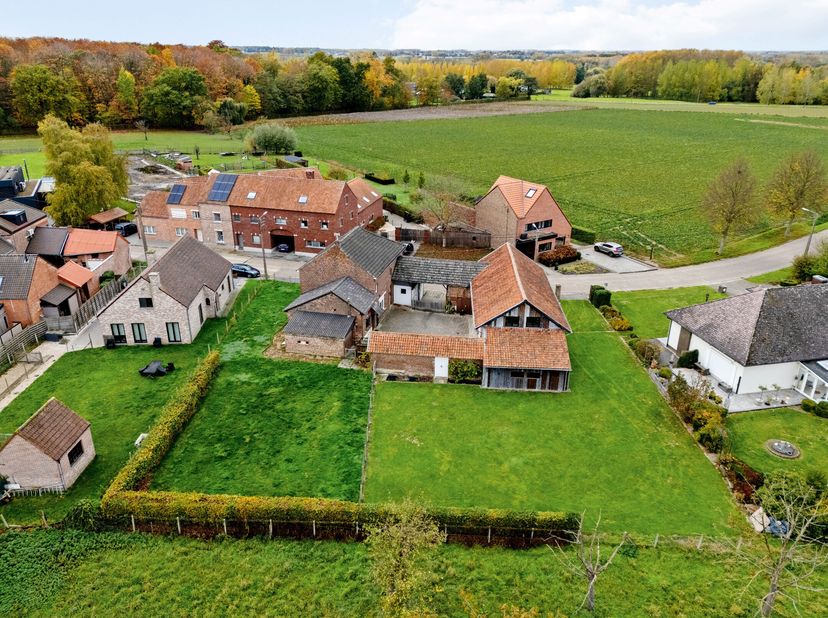 Deze karaktervolle vierkantshoeve, gelegen in het landelijke Vliermaalroot (Hasselt), combineert authentieke charme met een mooie dosis ruimte en pote