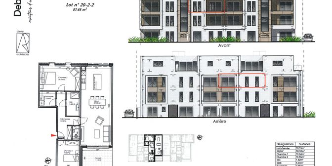 Appartement te koop in Rue des Arts 20 bus 2/2, 7780 Komen