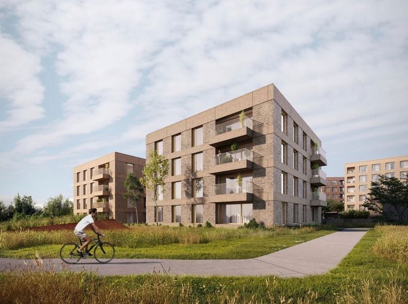 De beveiligde Parking is mooi gesitueerd binnen de gebouwen van Nieuw Zuid, met gemakkelijke inrit. Het is ook mogelijk om een parkeerplaats met elekt