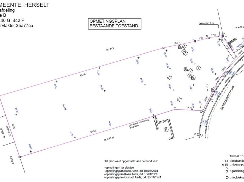 Gunstig gelegen bouwgrond/projectgrond te Bergom.<br />
Perceel van 35a78 met een straatbreedte van ca 32m en een diepte van ca 95m.<br />
Ligging: Ru