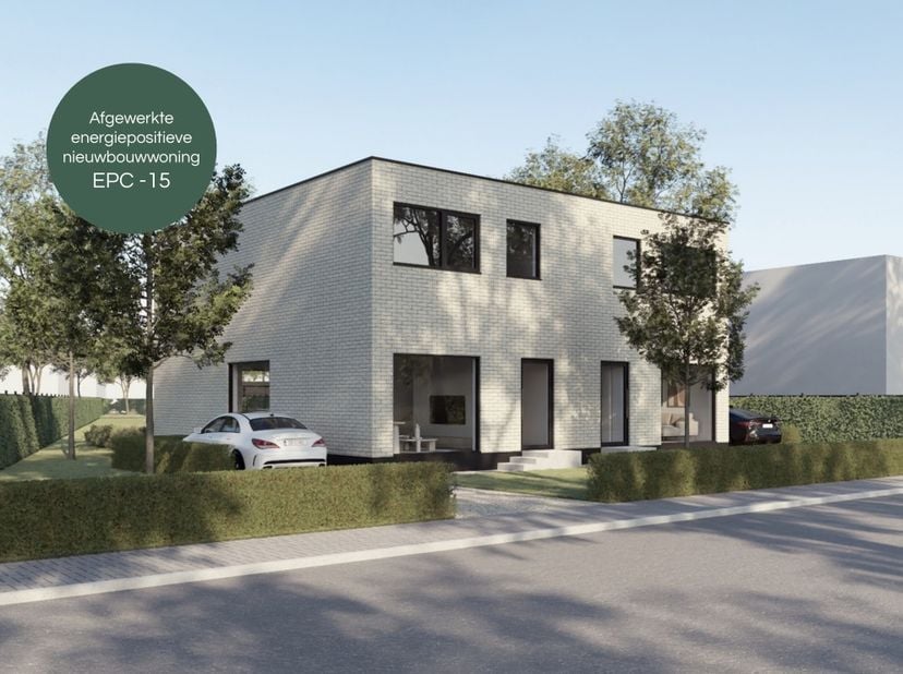 Geniet van hoogstaand wooncomfort aan een verlaagd BTW-tarief van 6% (*indien voldaan aan de voorwaarden).<br />
Nog 1 halfopen nieuwbouwwoning te koo