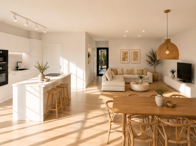 Dit splinternieuwe gelijkvloers BEN-appartement wordt voor de eerste keer verhuurd en biedt een unieke combinatie van modern wooncomfort, energiezuini