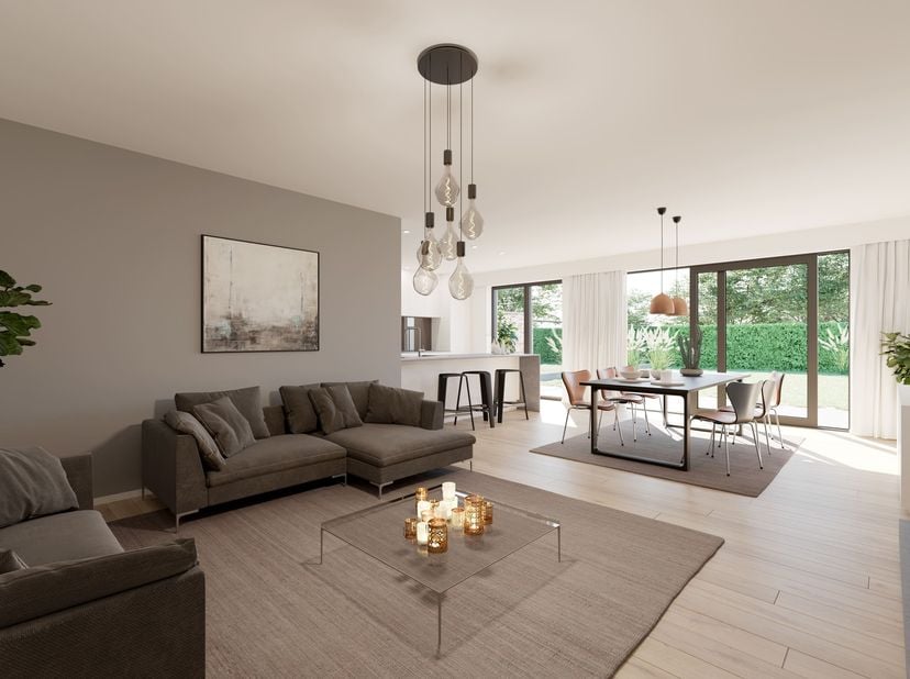Deze ZEER SMAAKVOLLE COTTAGE-stijl nieuwbouwwoningen zijn opgericht op WANDELAFSTAND van het sportcentrum, buurtwinkels, openbaar vervoer, ... .<br />