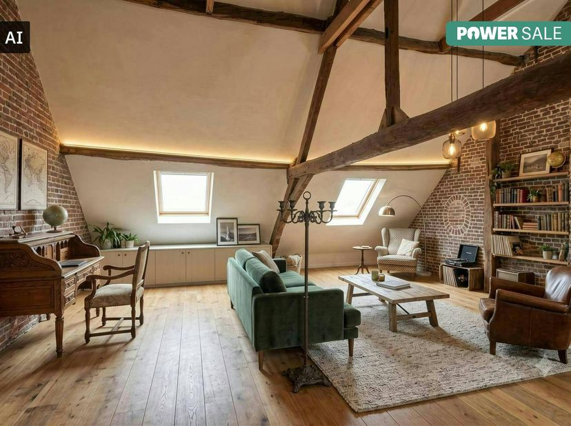 Midden in het hart van Izegem, nabij de Sint-Tillo kerk, vindt u deze charmante burgerwoning uit 1784, gerenoveerd in 1985. Met 155 m² en 3 slaapkamer