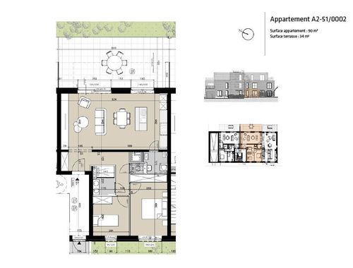                                        Appartement te koop in Mont-Saint-Guibert, € 356.000
