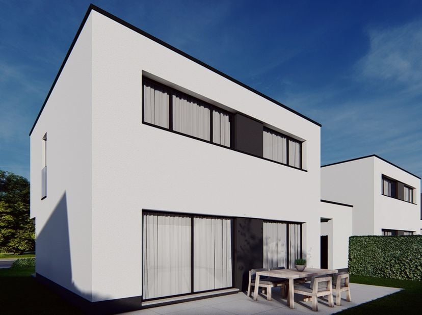 Moderne nieuwbouwwoning gelegen in een rustige woonomgeving in Houthalen-Helchteren met tegelijk vlotte bereikbaarheid naar omliggende steden en inval