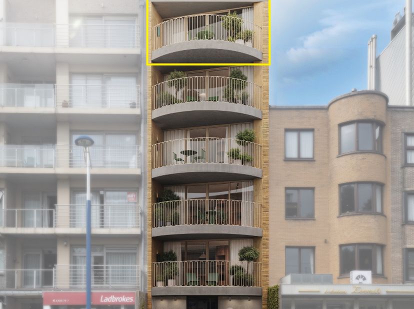 Le projet "SAINT MALO" concerne la réalisation d'une résidence multifamiliale dans le centre de Coxyde-bain, le long de la route royale et à proximité