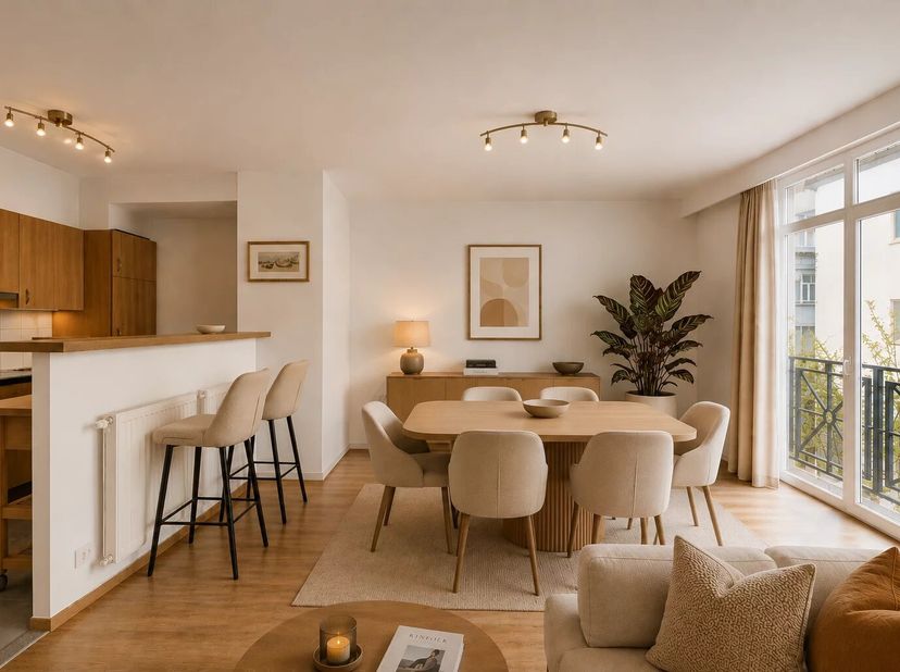 À deux pas de lavenue Louise et de ses commerces, Victoire-Junot vous présente en exclusivité ce superbe appartement de ± 81 m² bruts (selon PEB) situ