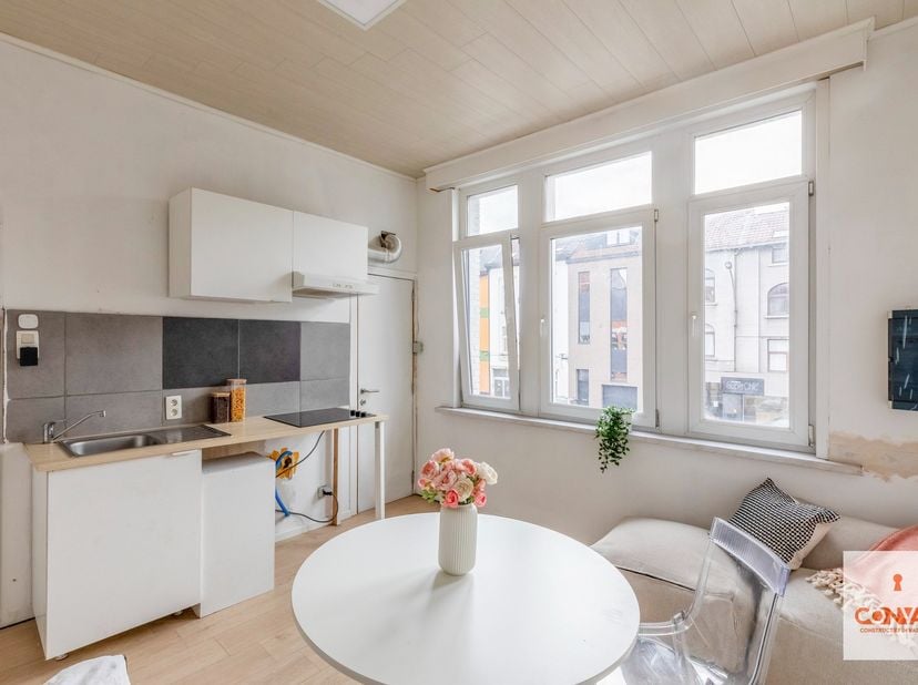 Deze te renoveren studio is gelegen aan de binnenring van Gent, waardoor u een vlotte verbinding heeft naar Gent Centrum, de R4 en N9. Daarnaast zijn