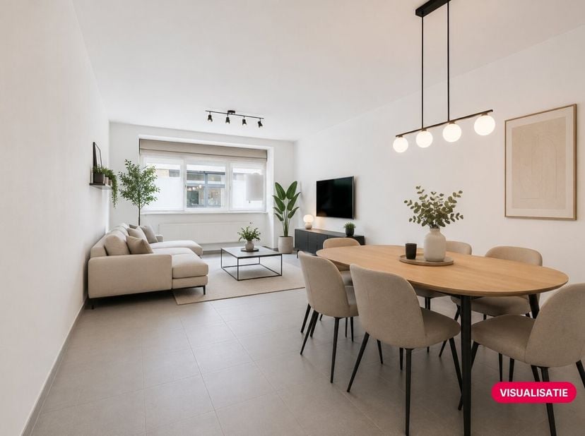 In de residentie 'France' te Knokke-Heist vinden we dit instapklaar gelijkvloers appartement te koop. Het appartement is gebouwd in 2008 en verkeert i