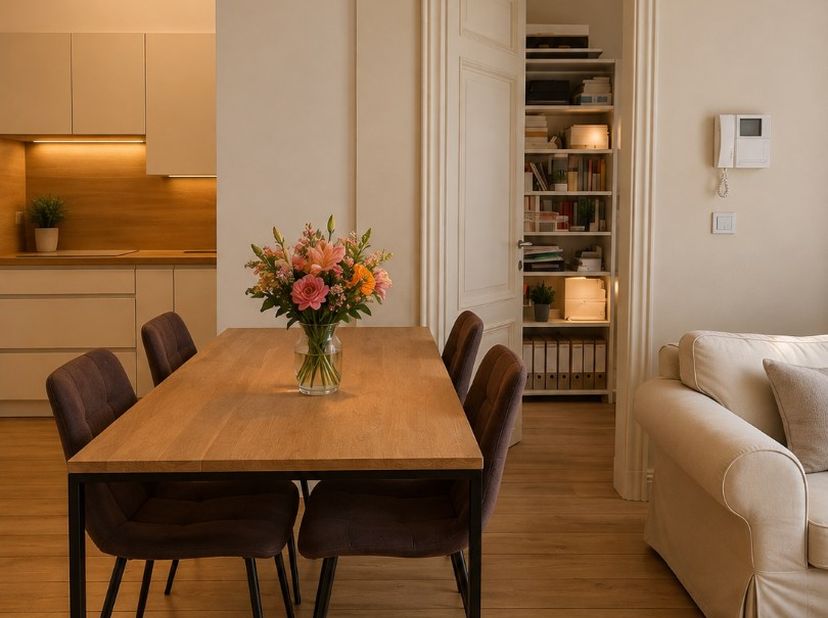 TE HUUR - GENT. Bent u op zoek naar een aangenaam appartement op een vlotte ligging in Gent? Dan is dit charmante éénslaapkamerappartement zeker iets