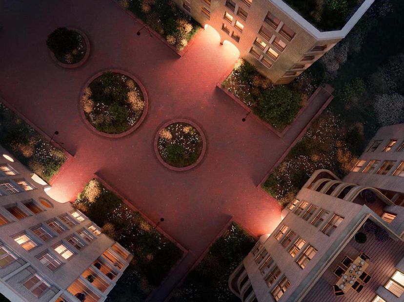 Telefoon: 02 318 18 08 - Het Park Lane - Courtyard II project bestaat uit 11 gebouwen van Tour &amp;amp; Taxis, waaronder dit gebouw, Metropolitan genaamd