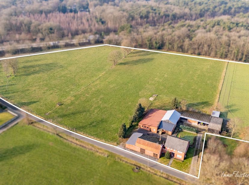 Dans un cadre verdoyant et rural, se trouve cette ferme sur un terrain de 7 hectares offrant de nombreuses possibilités. La propriété comprend une mai