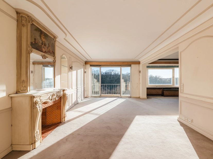 Victoire-Junot biedt u dit prachtige duplex penthouse voor renovatie, met een adembenemend uitzicht over het Woluwepark en in de onmiddellijke nabijhe