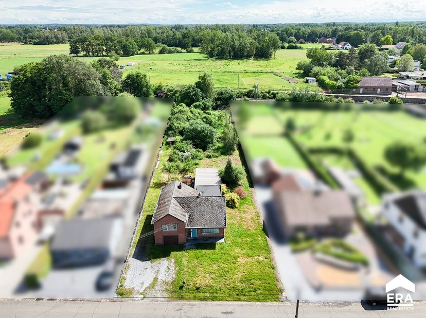 6% btw sloop &amp; heropbouw! Mooie bouwgrond voor open bebouwing op perceel van 30are 52ca met een straatbreedte van 24m in een groene en landelijke omge