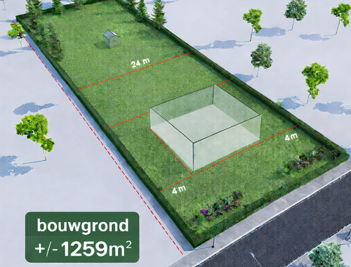                                         Bouwgrond te koop in Overijse, € 279.000
