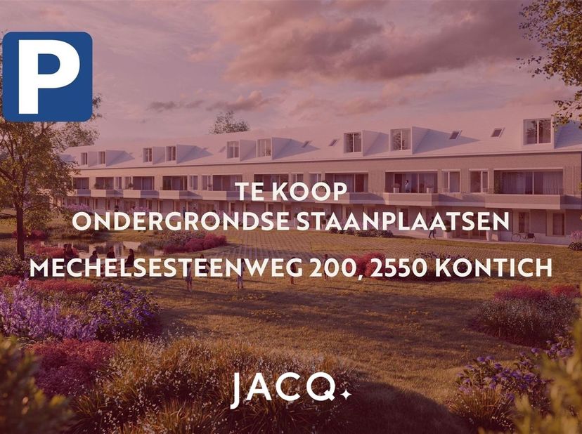 Ondergrondse autostaanplaatsen gelegen in de Mechelsesteenweg 200 te Kontich.<br />
De plaats is gemakkelijk bereikbaar en de ondergrondse parking is
