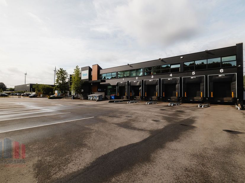 Logistiek magazijn met een oppervlakte van 3.137 m² (andere oppervlaktes mogelijk) te huur. Strategisch gelegen op een boogscheut van Antwerpen en Bru