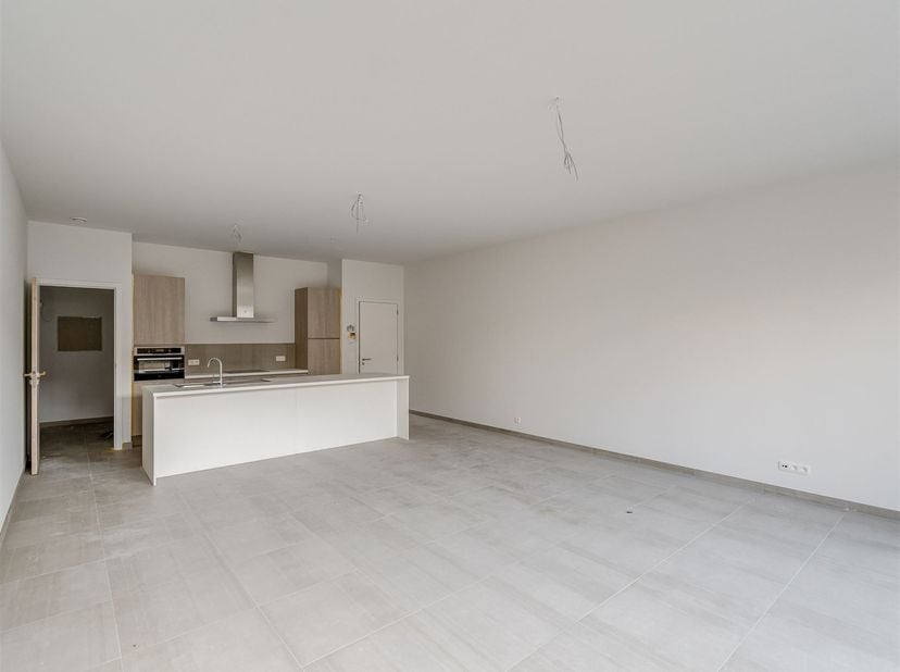 Appartement quasi neutre en énergie, comprenant deux chambres et une terrasse, dans un emplacement très agréable !<br />
<br />
Situation : Idéalement