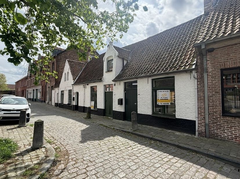 Charmante en karaktervolle stadswoning ( samenvoeging van 2 godshuisjes nr. 22 en 24 ) met ruim TERRAS op een interessante ligging in het centrum van