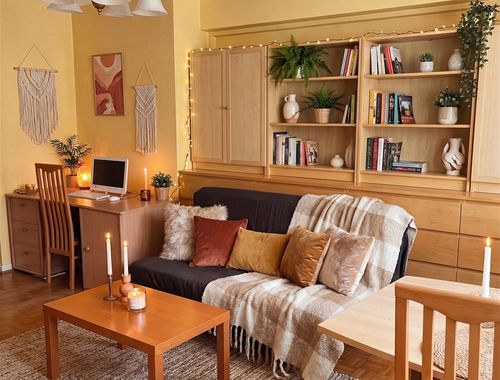                                        Studio avec coin lit à louer à Auderghem, € 800
