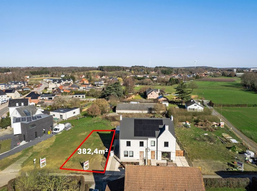 Bouwgrond voor halfopen bebouwing in Bekkevoort