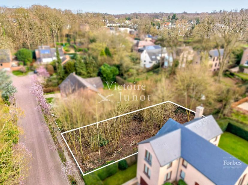 In een charmant afgesloten terrein, ideaal gelegen, presenteert Victoire-Junot deze zuidgerichte bouwgrond van ongeveer 7,15 are. Mogelijkheid om er e