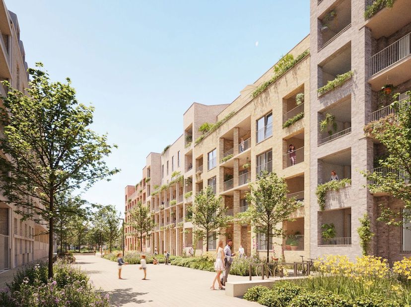 In het groene hart van de Antwerpse Slachthuisbuurt ligt dit energiezuinige en lichtrijke appartement in Groene Poort Fase 2 – een nieuw residentieel
