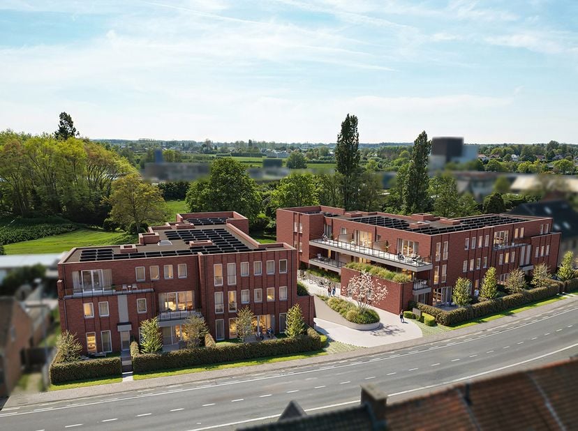 Ontdek dit moderne appartement met 2 slaapkamers, waar comfortabel wonen en energiezuinigheid hand in hand gaan. De lichtrijke leefruimte met open keu