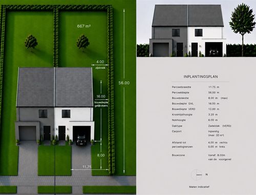                                        Grond te koop in De Klinge, € 267.000
