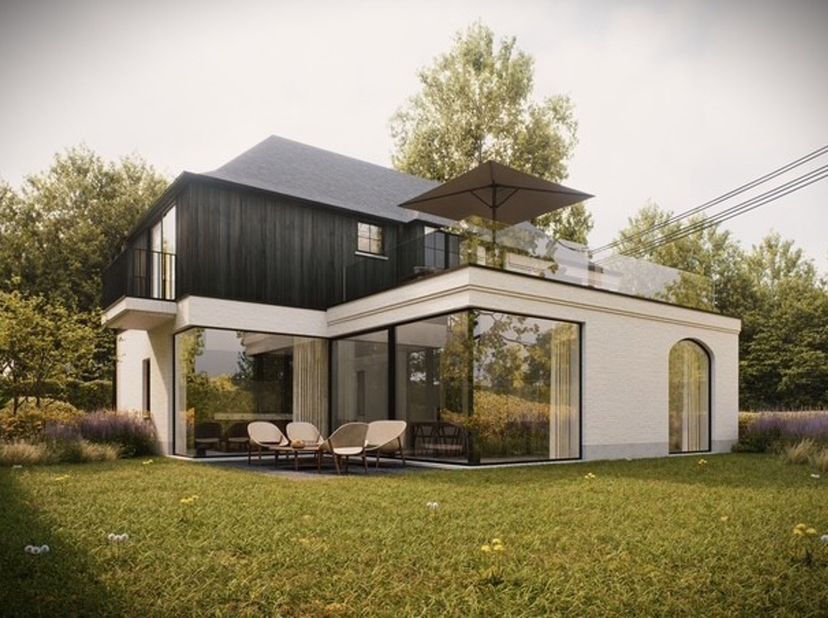 Deze unieke eigendom is gelegen op een prachtige locatie gelegen te midden van velden en weiden.<br />
Mogelijkheid om te bouwen aan 6 % btw , afbraak