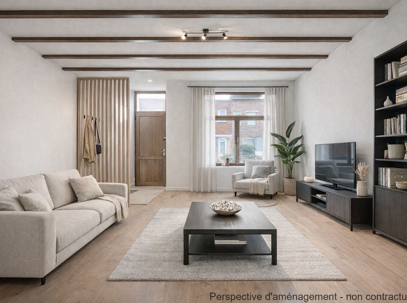 L'immobilière Borremans vous présente à la vente cette maison idéalement située, proche de toutes les commodités à Bierset, dans la commune de Grâce-H