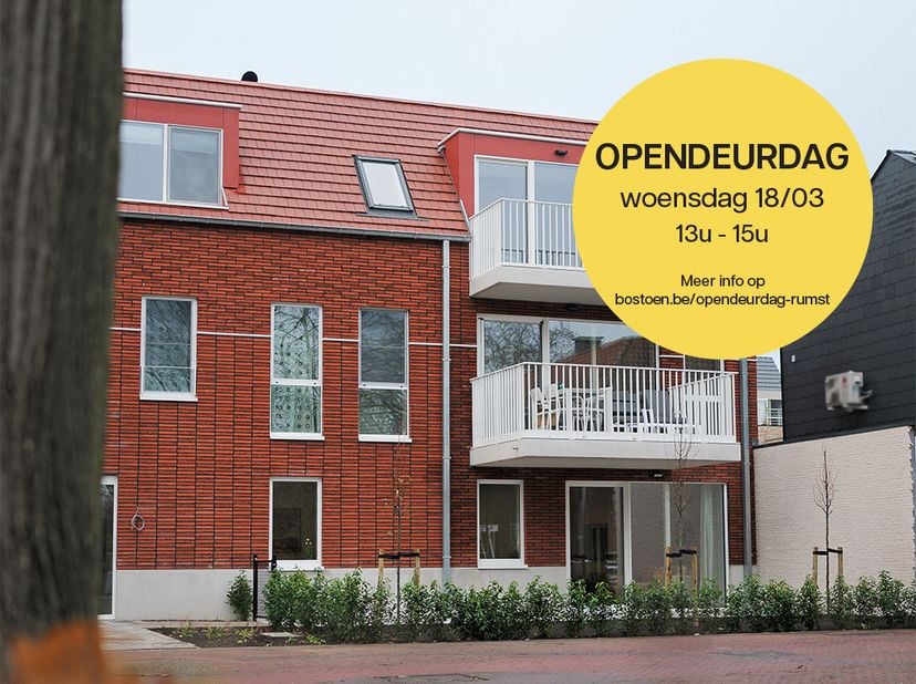 Appartement met 2 slaapkamers en terras - Lichtrijk wonen dankzij grote raampartijen - Leefruimte met open keuken - Groen gelegen, dichtbij een park m