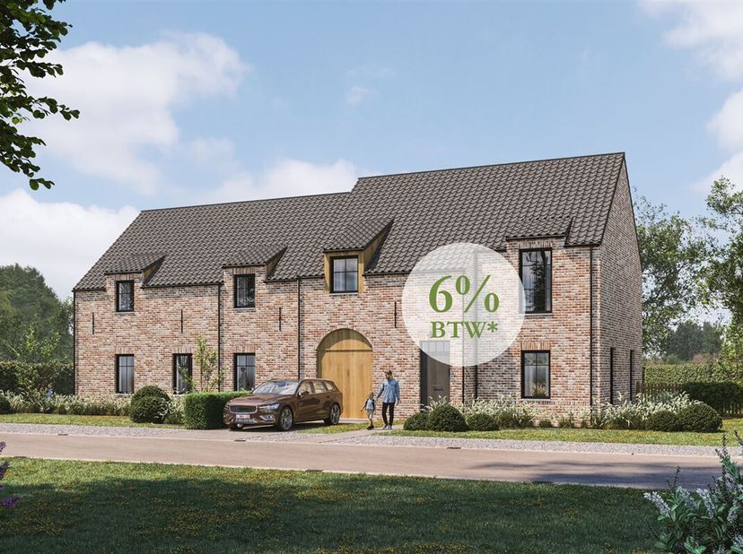 Ruime halfopen nieuwbouwwoning (178m²) in het groene Lummen<br />
Op de Bosstraat ter hoogte van huisnummer 17 bieden wij dit nieuwbouwproject aan voo