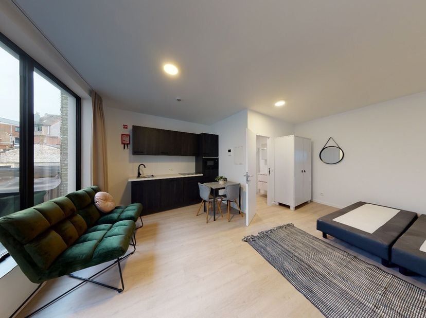 Deze prachtige studio is gelegen in de bruisende studentenstad Leuven en biedt alle comfort die je nodig hebt. De studio is bemeubeld en beschikt over