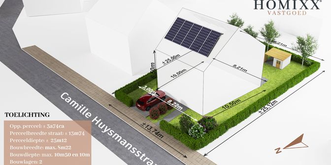 Grond te koop in Camille Huysmansstraat 66, 3128 Baal