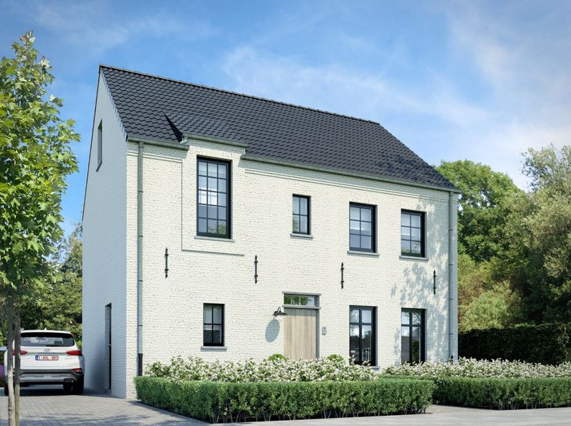 Energiezuinige nieuwbouwwoning met 3 slpks op een perceel van 5a 6ca, rustig gelegen in een residentiële woonwijk, met een vlotte verbinding naar omli